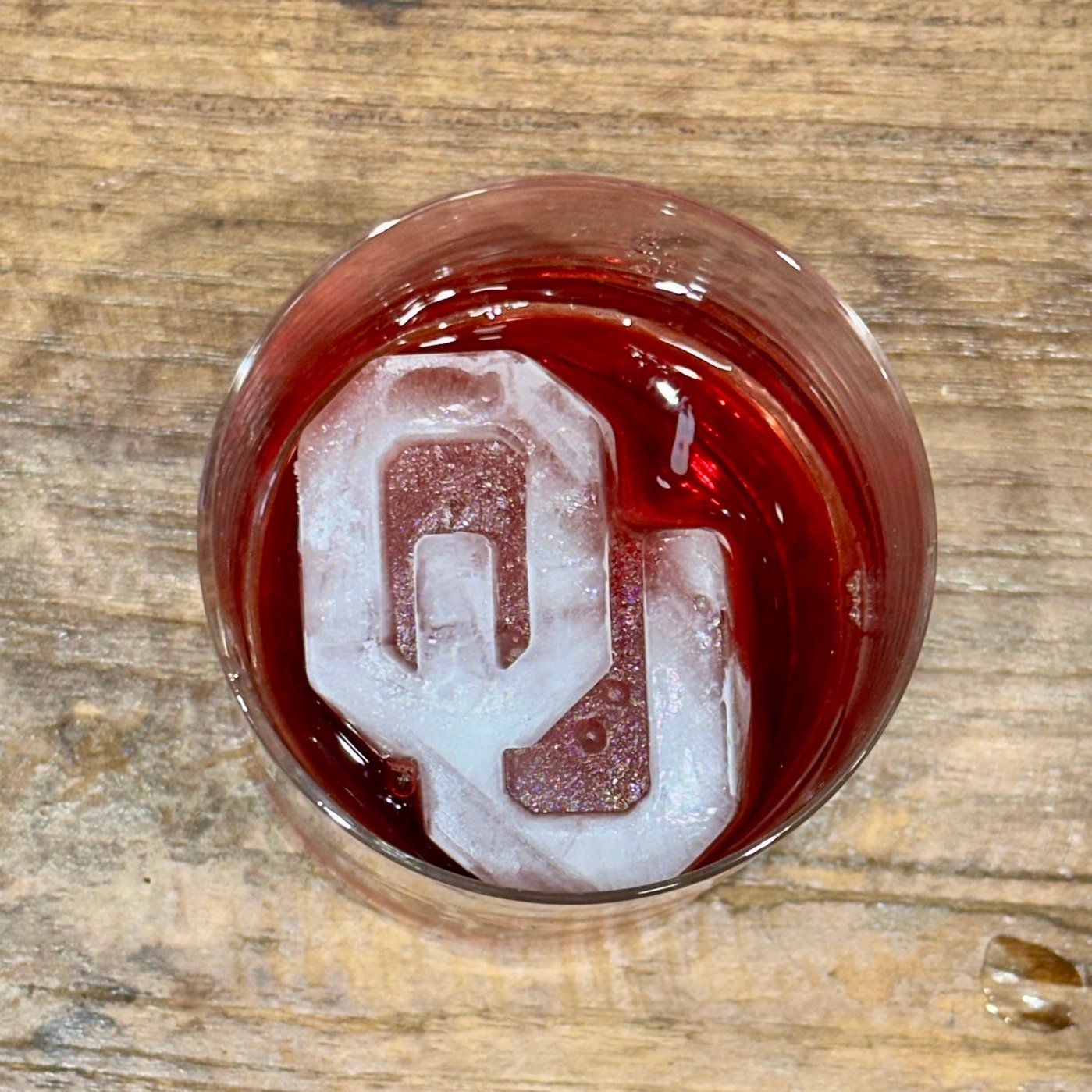 Large University of Oklahoma Ice Molds