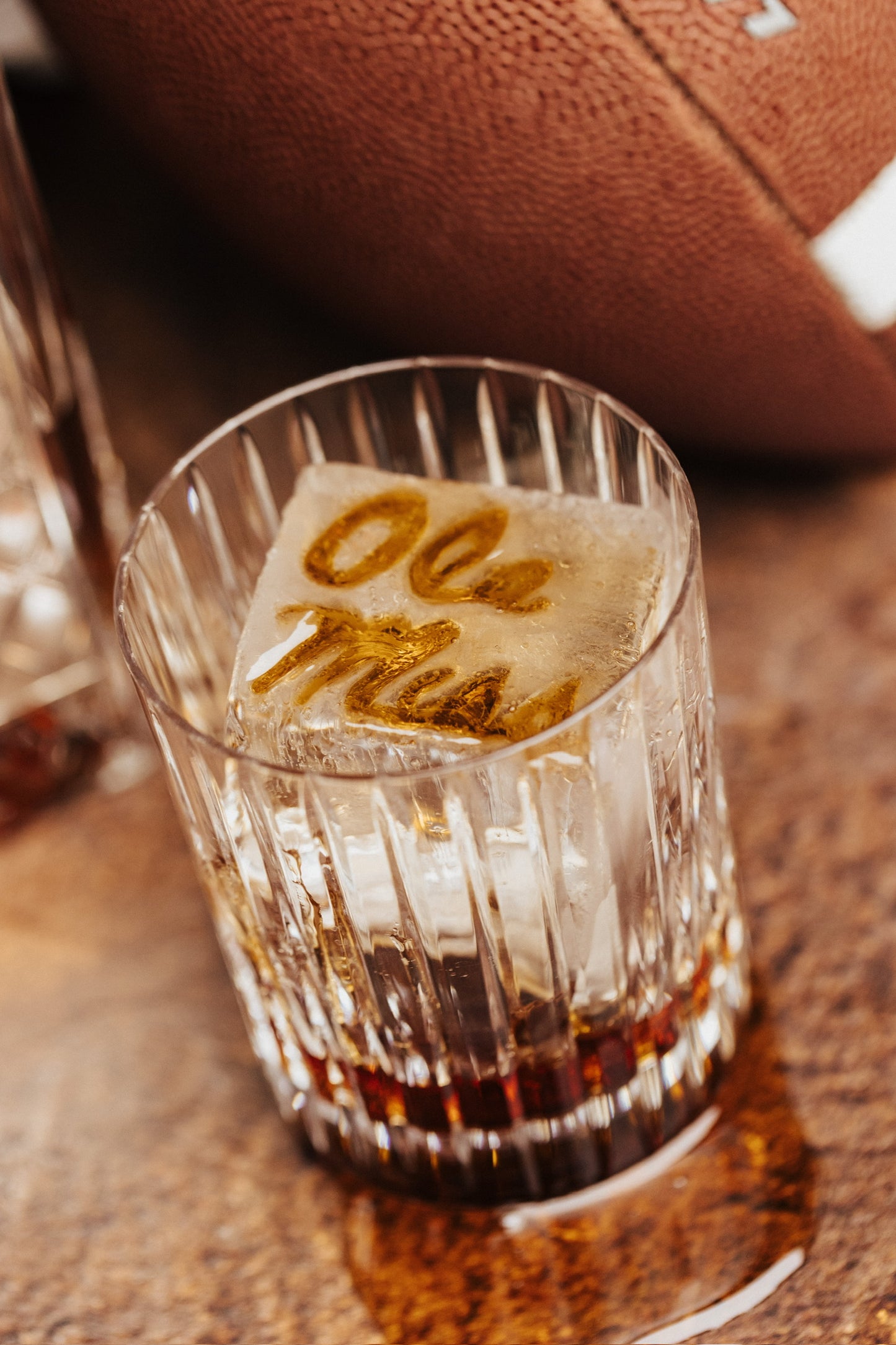 Large Ole Miss-Script Ice Mold