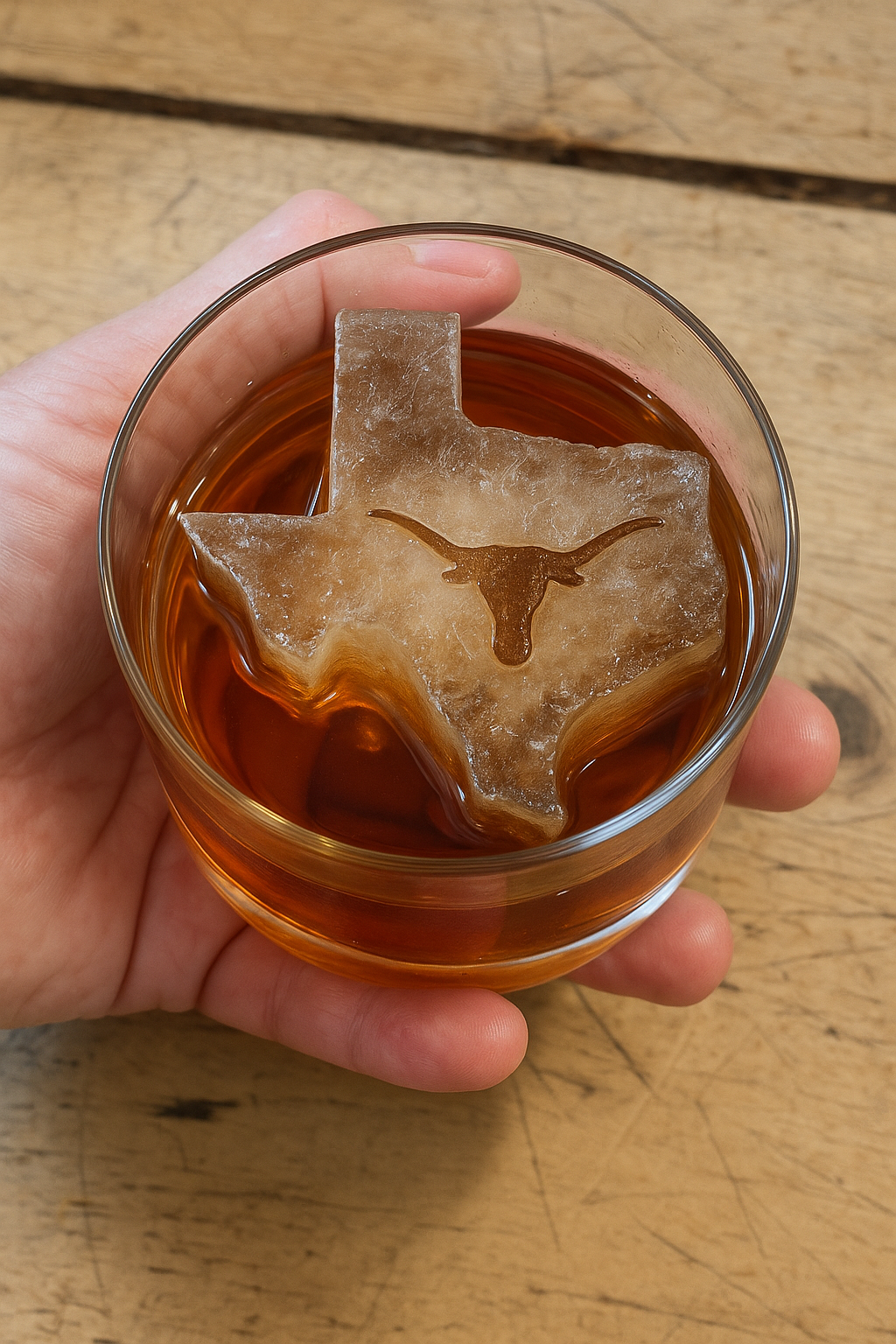 Large University of Texas Ice Molds