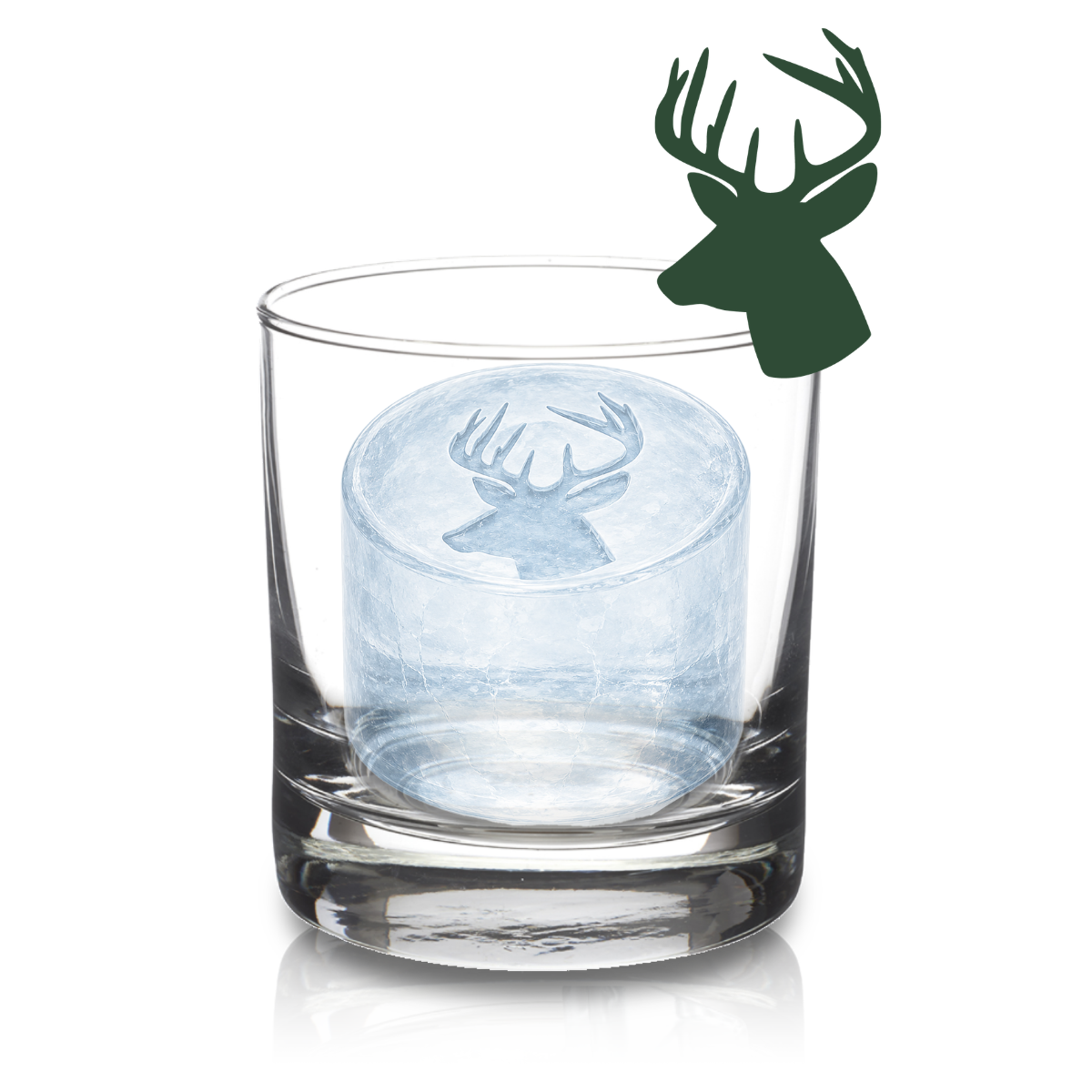 Buck Head Ice Mold Tray Set