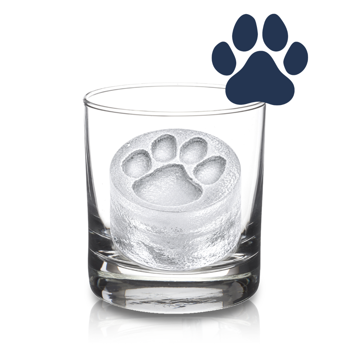 Paw Print Ice Mold Tray Set