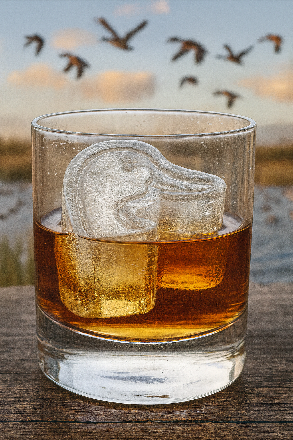 Ducks Unlimited Ice Mold